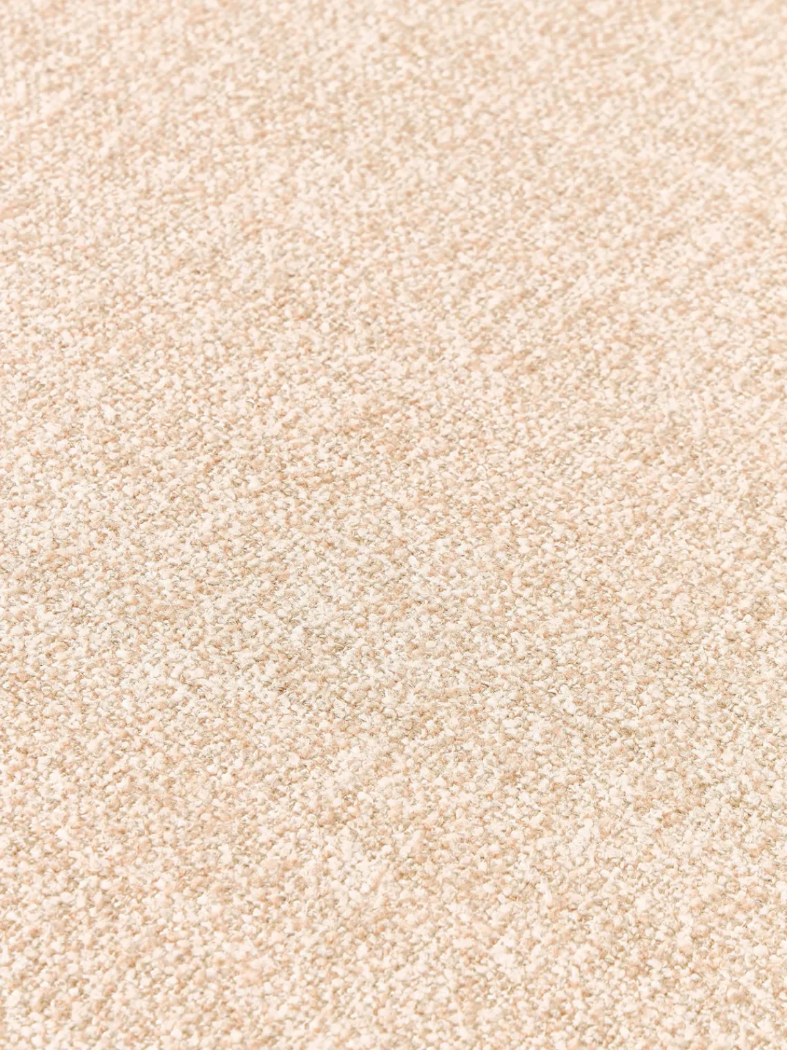 Clearance Reposapiés puf en tejido bouclé Wolke Reposapiés|Sofás