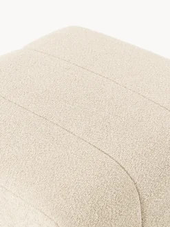 Sale Reposapiés puf en tejido bouclé Lena Reposapiés|Sofás