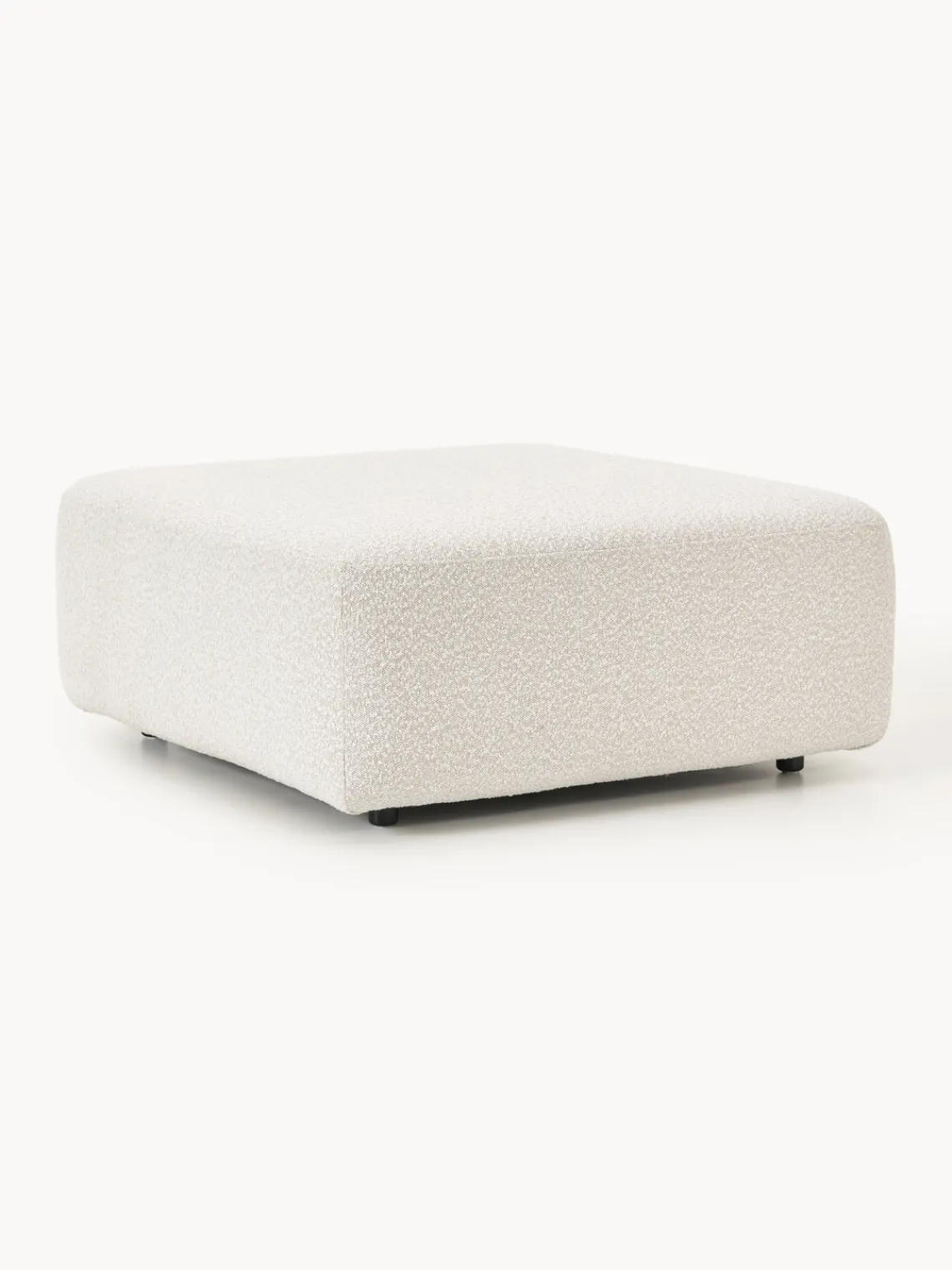 Hot Reposapiés puf en tejido bouclé Anton Sofás