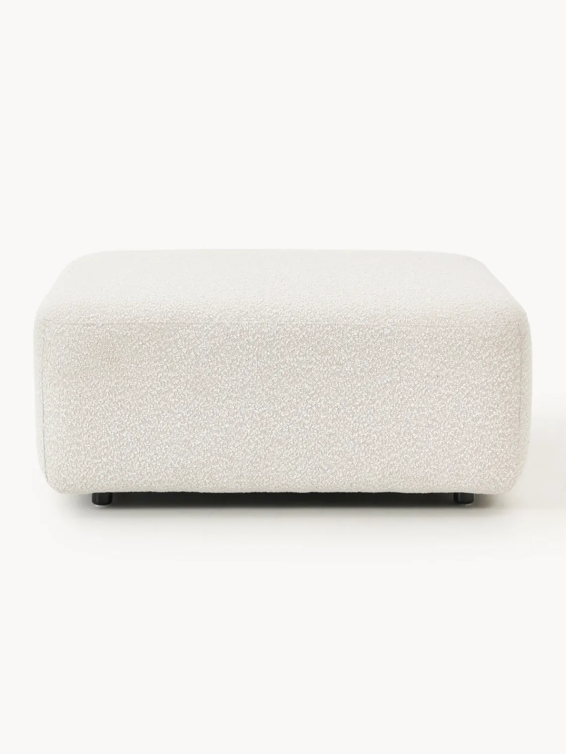 Hot Reposapiés puf en tejido bouclé Anton Sofás