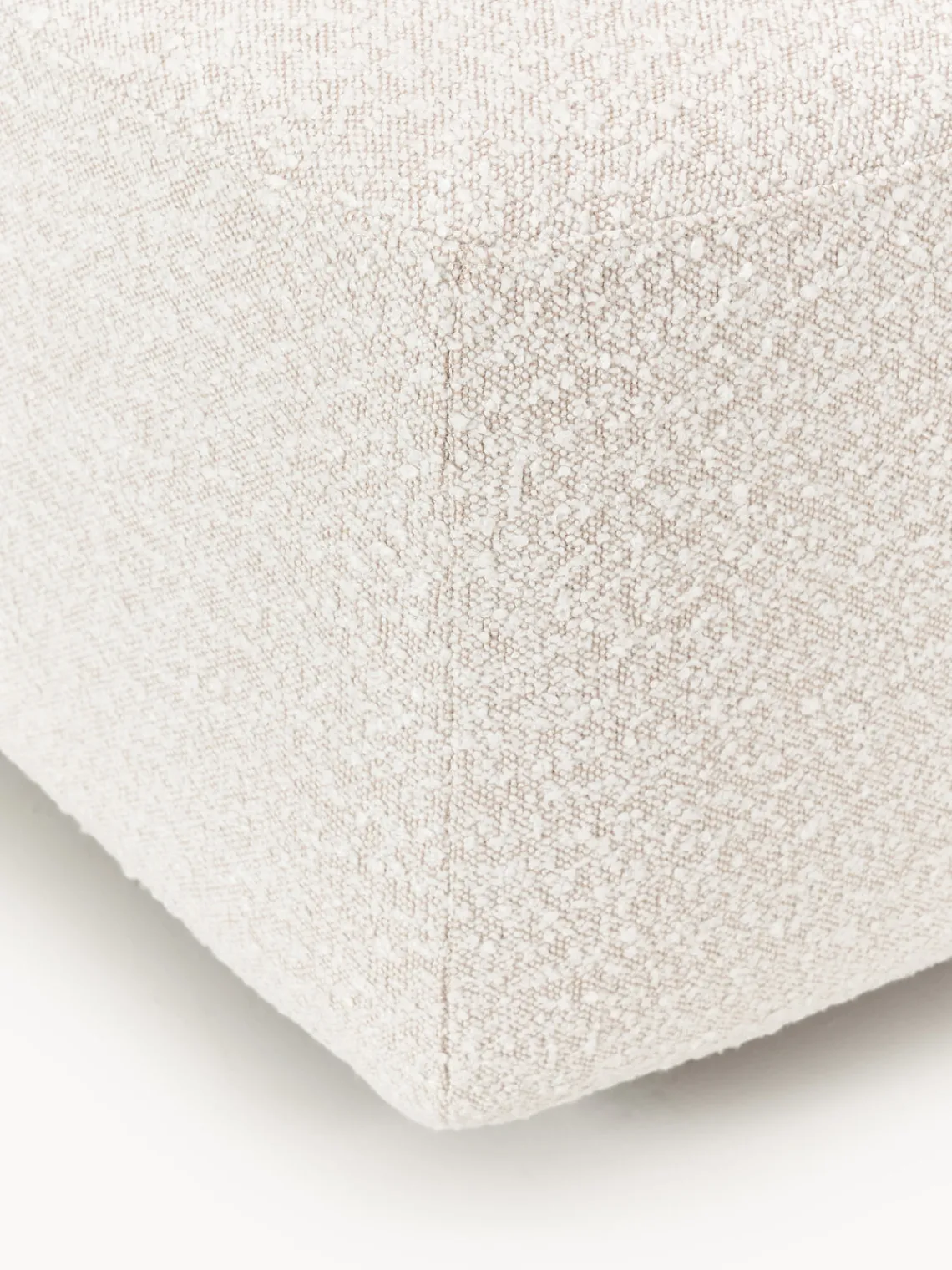 Hot Reposapiés puf en tejido bouclé Anton Sofás