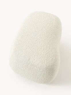 Hot Reposapiés puf en tejido bouclé Alba Reposapiés|Sofás