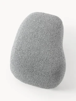 Outlet Reposapiés puf en tejido bouclé Alba Reposapiés|Sofás