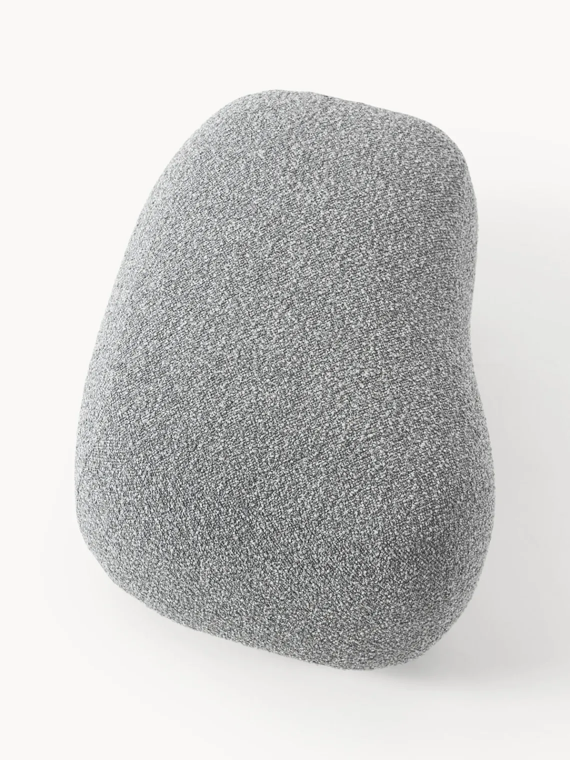 Outlet Reposapiés puf en tejido bouclé Alba Reposapiés|Sofás