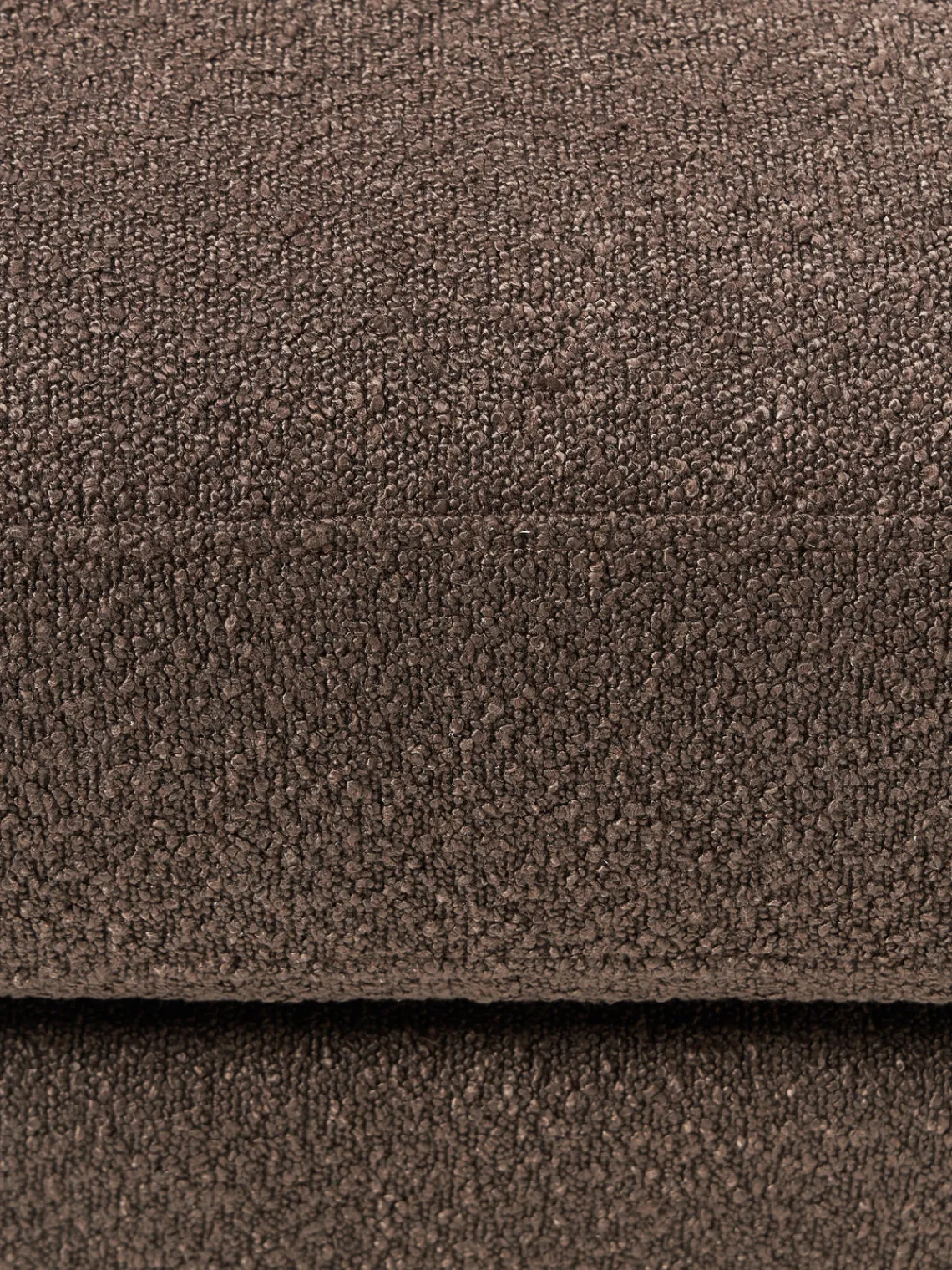 Sale Reposapiés puf en tejido bouclé Tribeca Reposapiés|Sofás