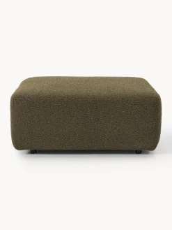 Discount Reposapiés puf en tejido bouclé Anton Sofás