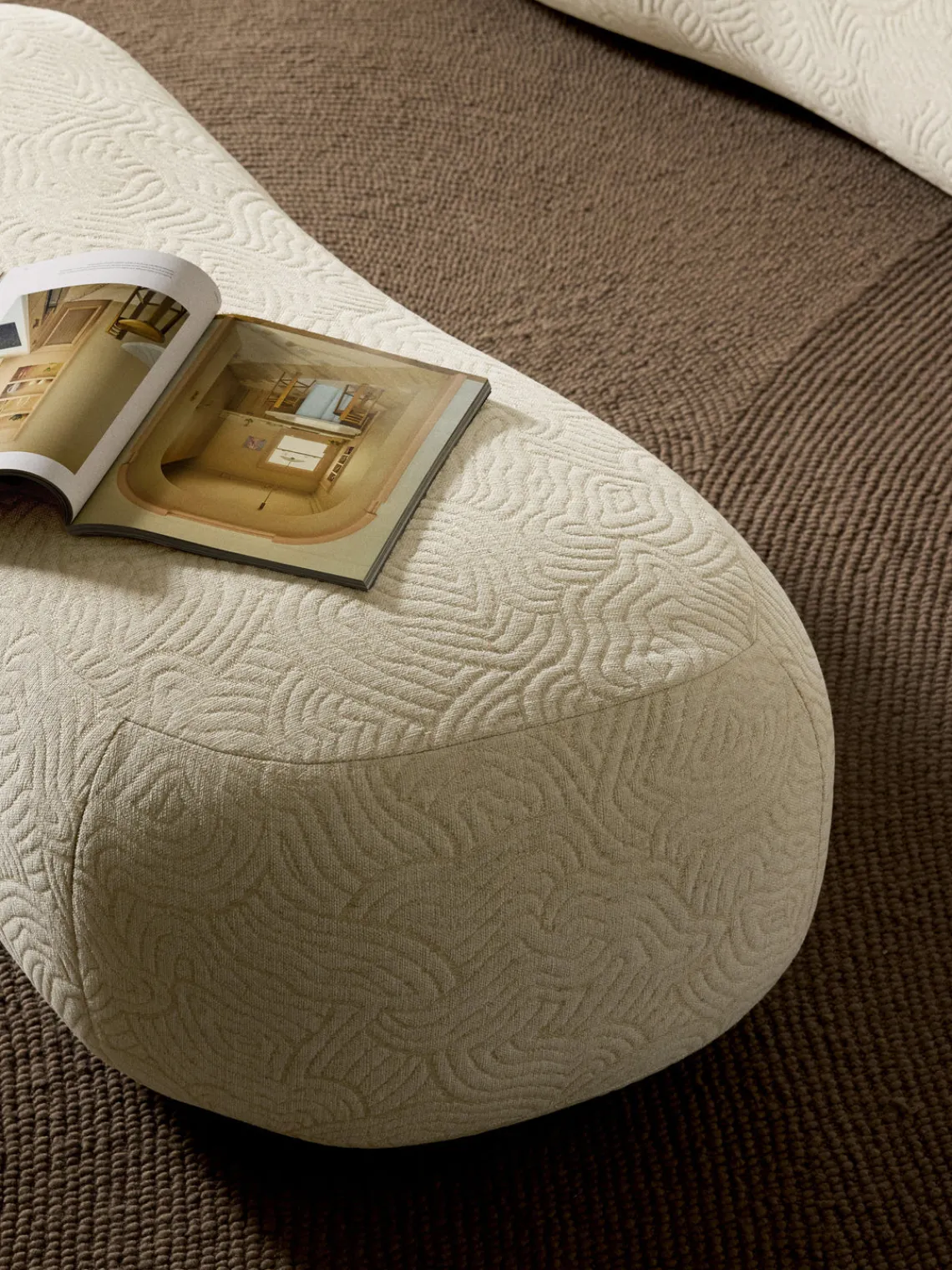 Hot Reposapiés puf grande Alba Reposapiés|Sofás