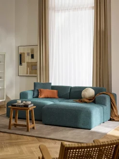 Sale Reposapiés puf grande Melva, 116 x 42 cm Reposapiés|Sofás