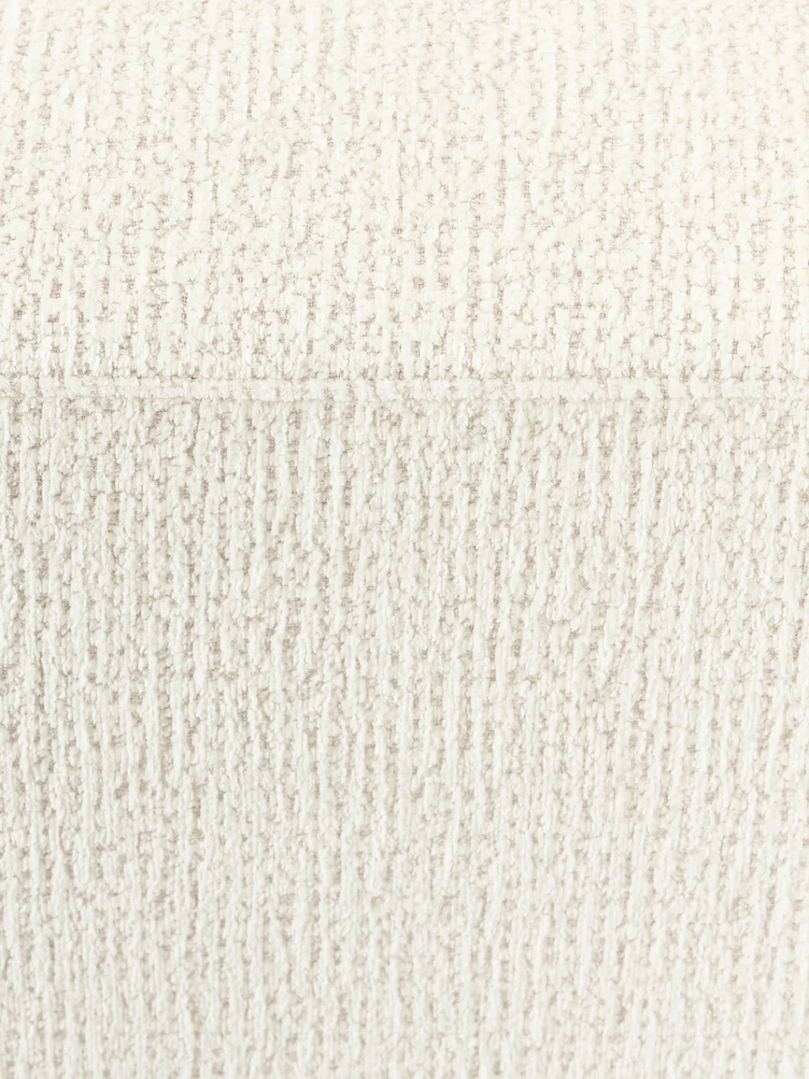 Reposapiés|Sofás>Westwing Collection Reposapiés puf grande Melva, 116 x 72 cm Chenilla blanco Off White