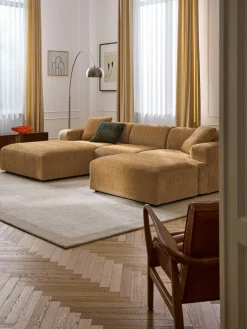 Sale Reposapiés puf grande Melva, 116 x 72 cm Reposapiés|Sofás