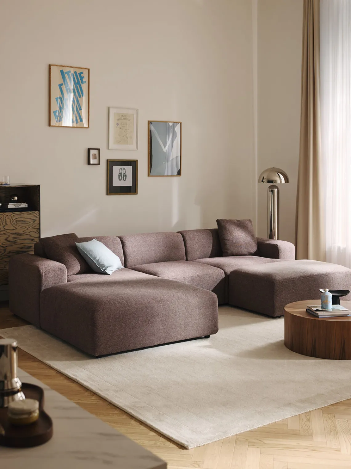 Clearance Reposapiés puf grande Melva, 116 x 72 cm Reposapiés|Sofás