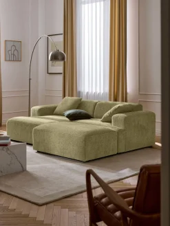 New Reposapiés puf grande Melva, 116 x 42 cm Reposapiés|Sofás