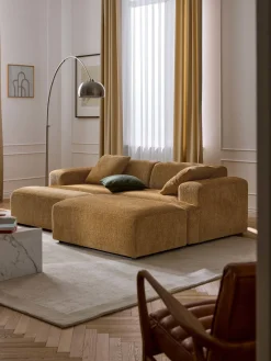 Best Reposapiés puf grande Melva, 116 x 42 cm Reposapiés|Sofás