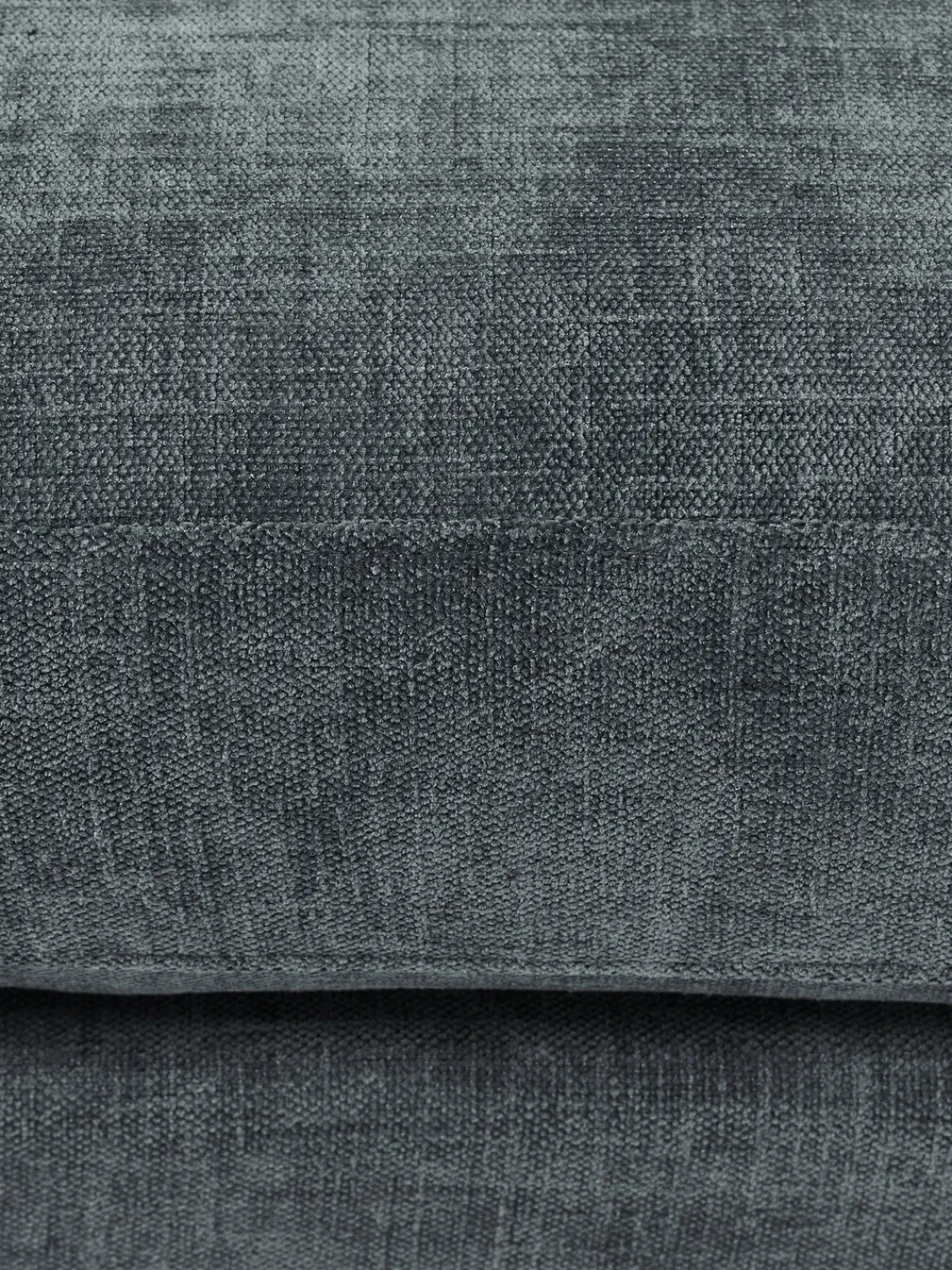 Reposapiés|Sofás>Westwing Collection Reposapiés puf Tribeca Chenilla gris azulado