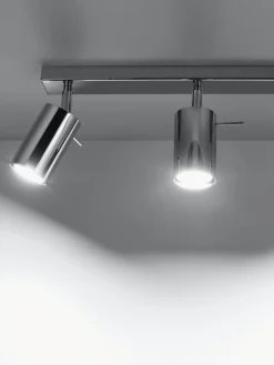 Plafones|Lámparas De Techo> Riel Etna Plateado