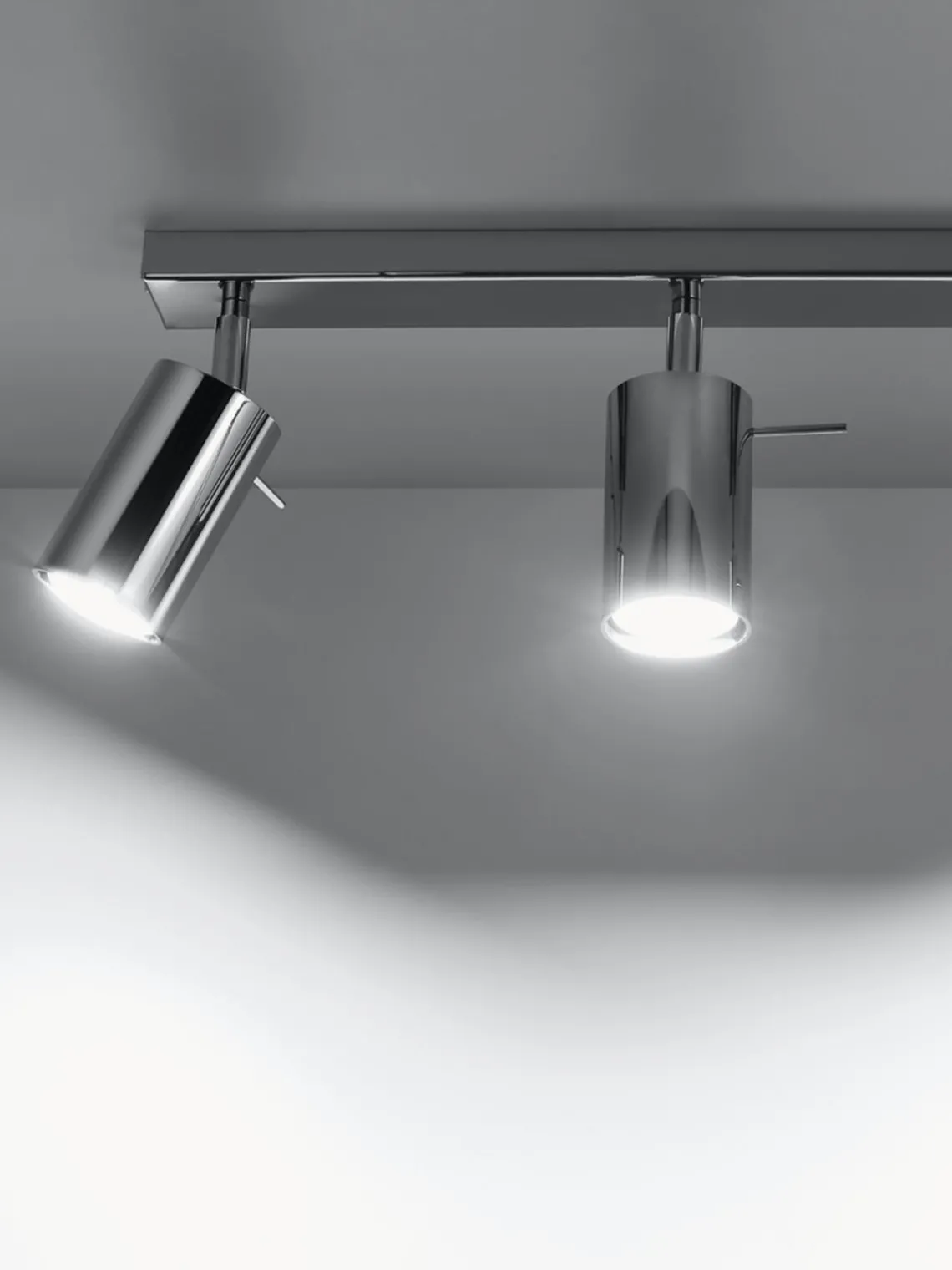 Plafones|Lámparas De Techo> Riel Etna Plateado