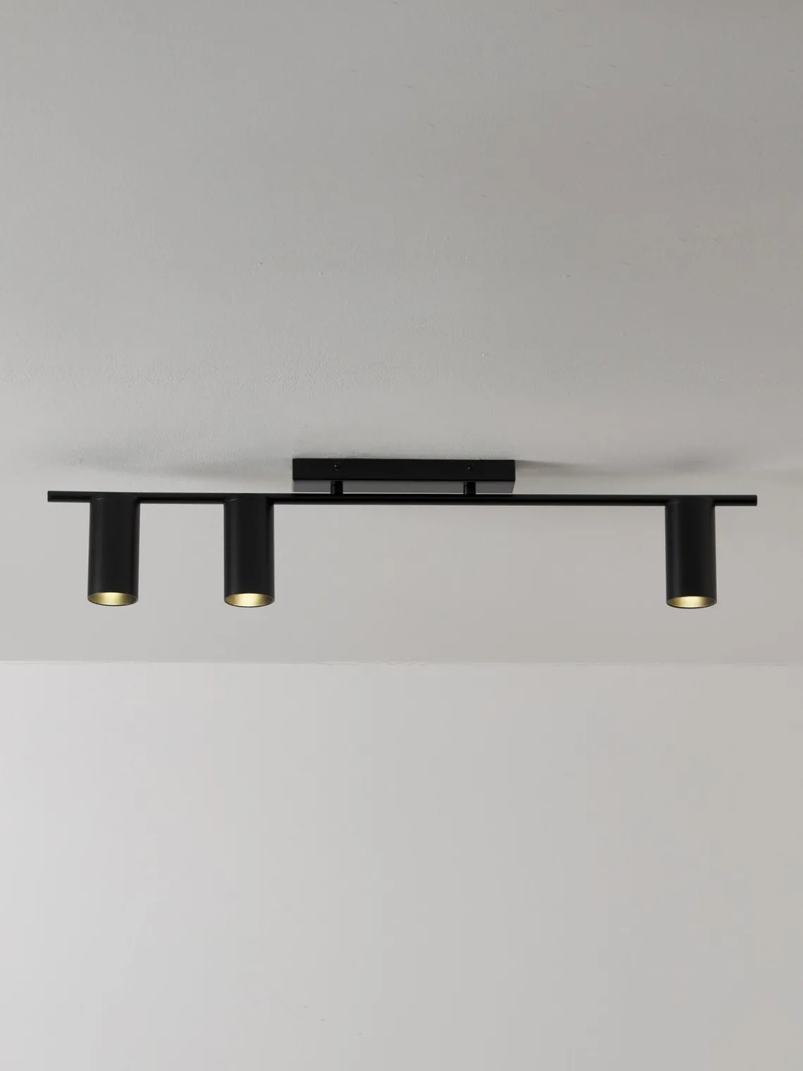 Plafones|Lámparas De Techo>Westwing Collection Riel grande Cassandra Negro