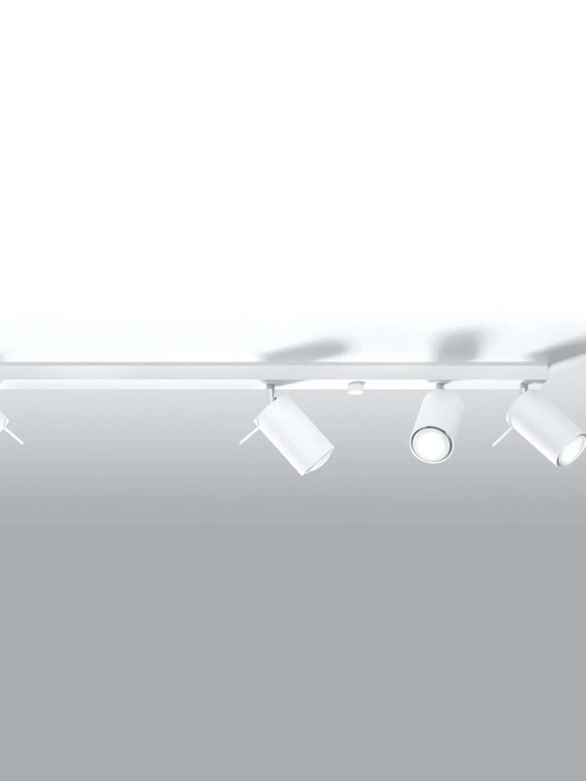 Plafones|Lámparas De Techo> Riel grande Etna Blanco