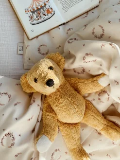 Decoración Infantil|Ropa De Cama Infantil>Kas Kopenhagen Ropa de cama infantil de satén Wreath Motivo de corona floral