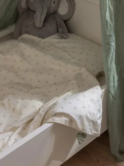 Decoración Infantil|Ropa De Cama Infantil>Sebra Ropa de cama infantil de algodón ecológico Sophora Leaves