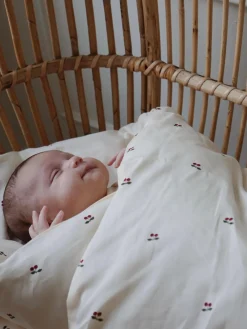 New Ropa de cama infantil de algodón ecológico Cherry, tamaños diferentes Niños Decoración Infantil|Ropa De Cama Infantil