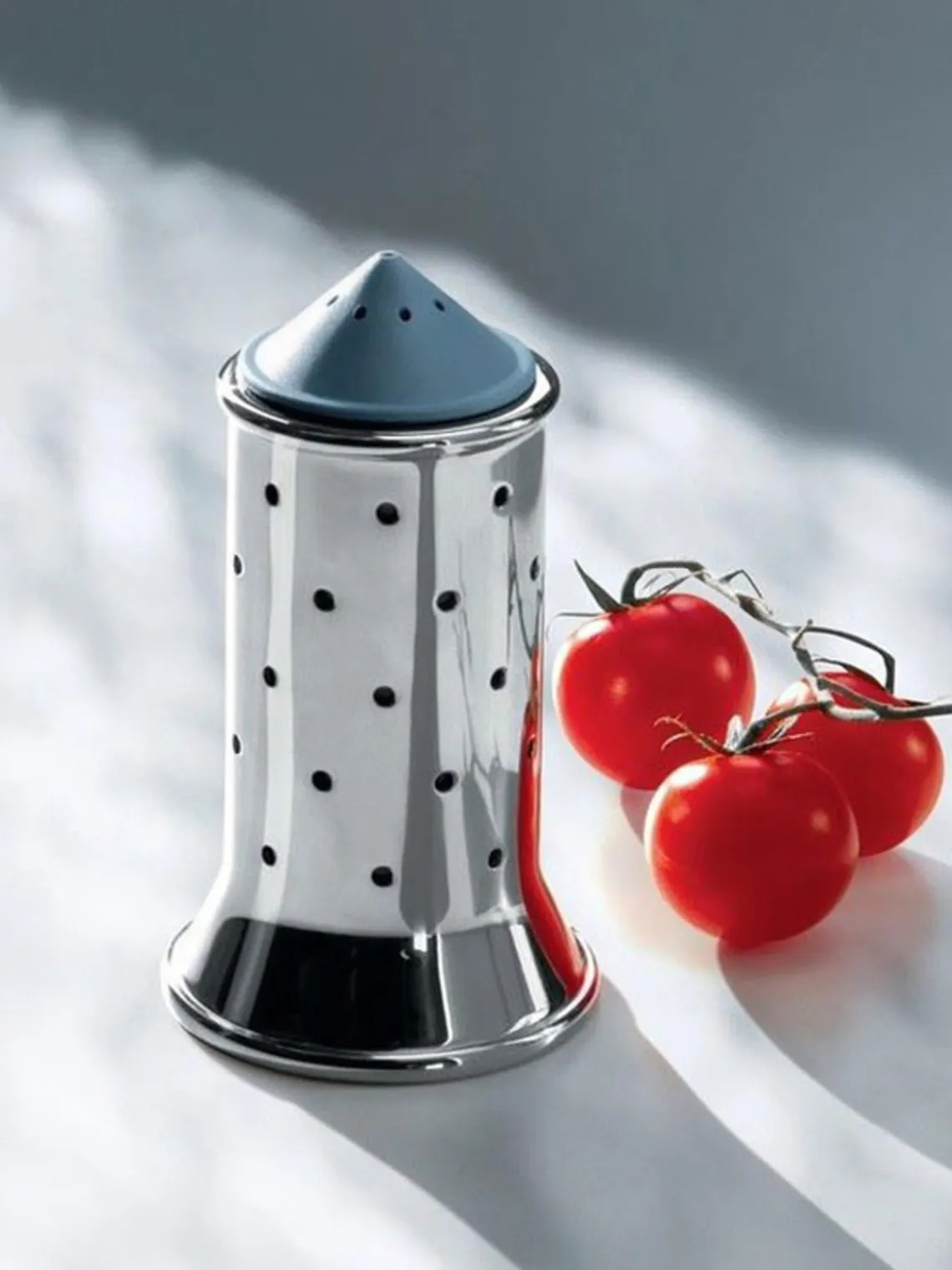 Molinillos De Especias|Molinillos De Especias>ALESSI Salero Happy Gris azulado, plateado