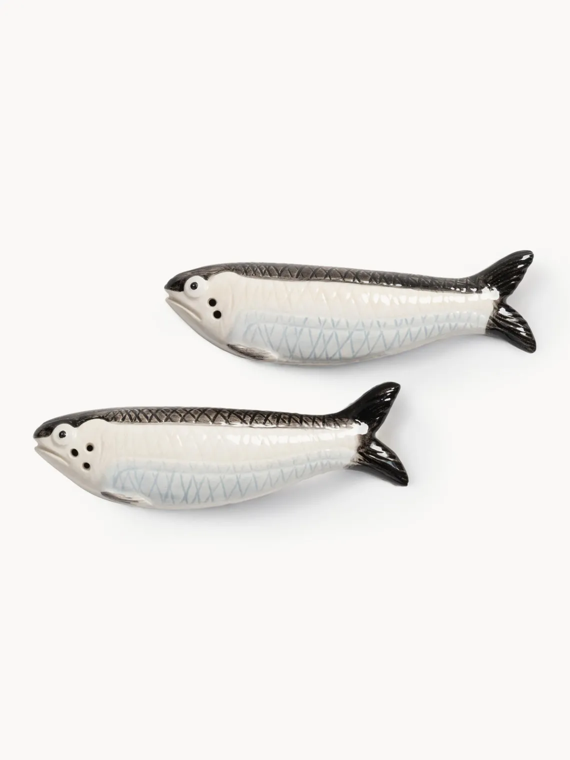 Molinillos De Especias|Molinillos De Especias>&k Amsterdam Salero y pimentero artesanales de dolomita Sardine, 2 uds.