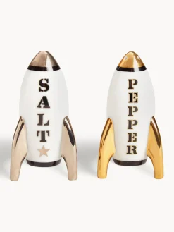 Best Salero y pimentero chapados en oro Apollo, 2 pzas. Molinillos De Especias|Molinillos De Especias