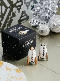 Best Salero y pimentero chapados en oro Apollo, 2 pzas. Molinillos De Especias|Molinillos De Especias