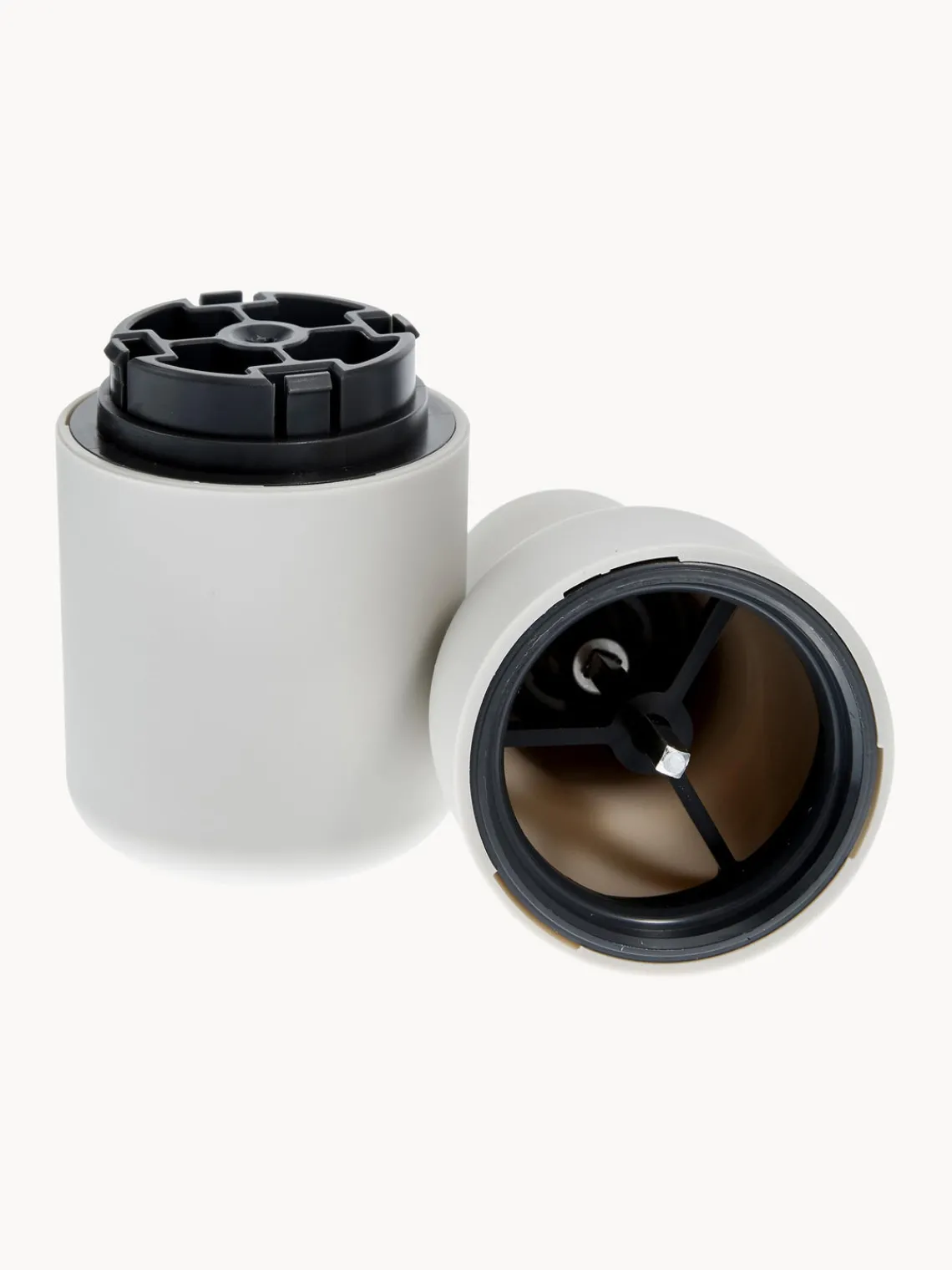 Salero y pimentero de diseño con tapa de acero inoxidable Bottle Grinder, 2 uds. Molinillos De Especias|Molinillos De Especias