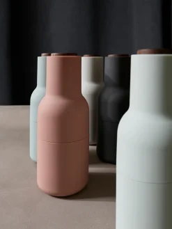 Best Salero y pimentero de diseño con tapa de haya Bottle Grinder, 2 uds. Molinillos De Especias|Molinillos De Especias