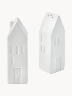 Sale Salero y pimentero de porcelana Home, 2 uds. Molinillos De Especias|Molinillos De Especias