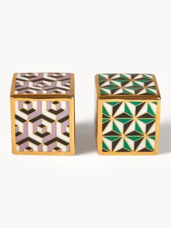 Outlet Salero y pimentero de porcelana Versailles, 2 pzas. Molinillos De Especias|Molinillos De Especias