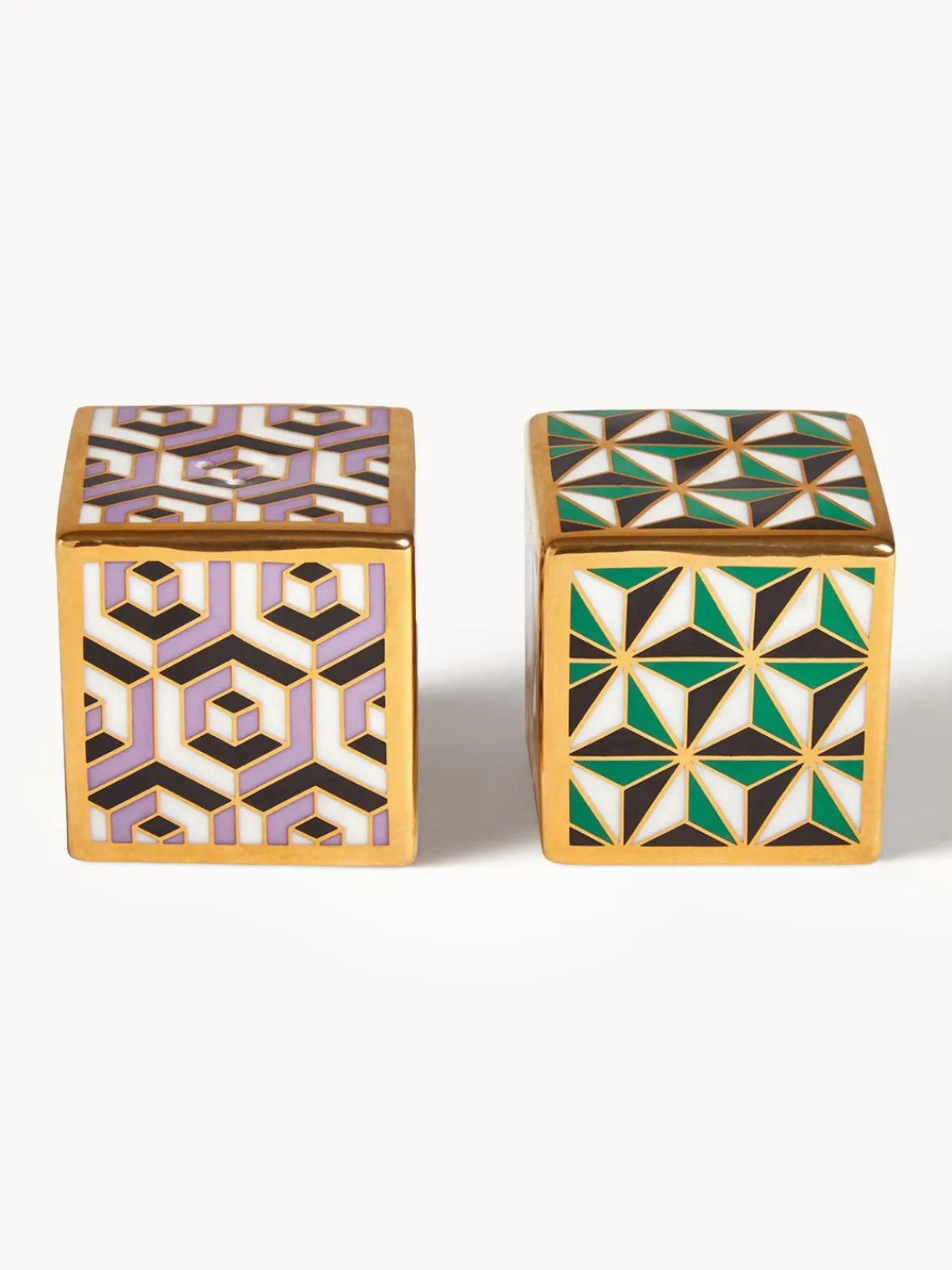 Outlet Salero y pimentero de porcelana Versailles, 2 pzas. Molinillos De Especias|Molinillos De Especias