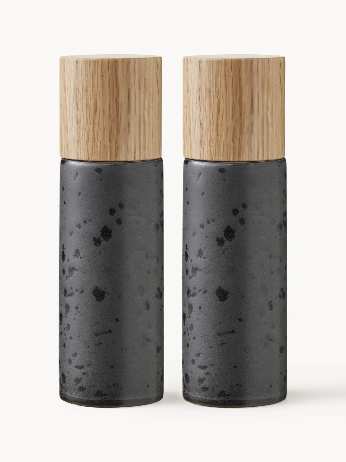 New Salero y pimientero Bizz, 2 pzas. Molinillos De Especias|Molinillos De Especias