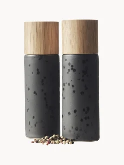 New Salero y pimientero Bizz, 2 pzas. Molinillos De Especias|Molinillos De Especias