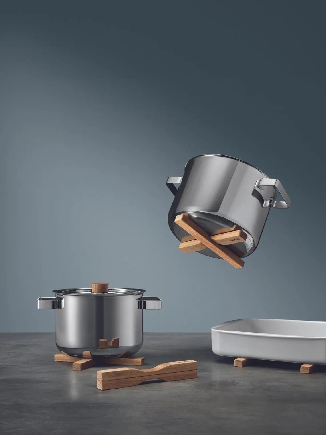 Artículos De Cocina|Utensilios De Cocina>Eva Solo Salvamanteles magnéticos Magic, 2 uds. Madera de bambú