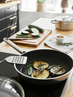 Outlet Sartén de acero inoxidable con revestimiento antiadherente Elegance Sartenes|Sartenes