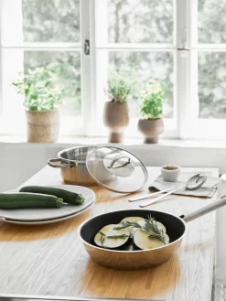 Outlet Sartén de acero inoxidable con revestimiento antiadherente Elegance Sartenes|Sartenes