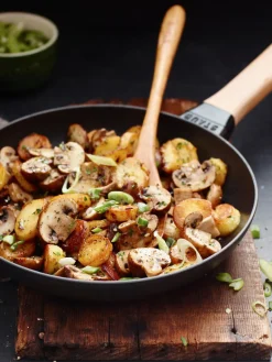 Sartenes|Sartenes>Staub Sartén de hierro fundido con mango de madera Wood