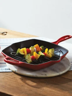 Sartén skillet cuadrada grill de hierro fundido Signature Collection Sartenes|Sartenes