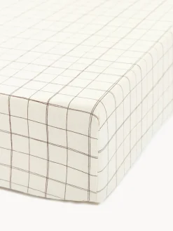 Ropa De Cama Infantil|Decoración Infantil>Nobodinoz Sábana bajera cuna L1N0 Blanco Off White, negro