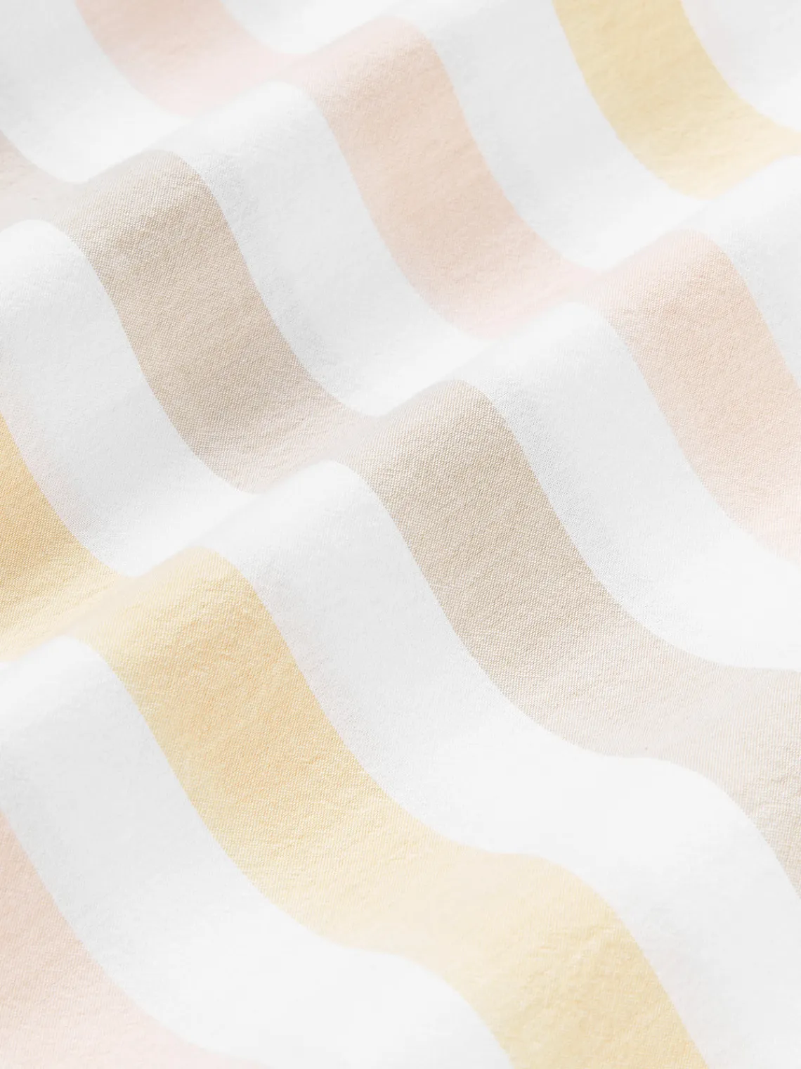 Sábanas|Fundas Nórdicas>Westwing Collection Sábana encimera de algodón Harriet Amarillo claro, rosa claro