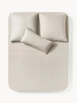 Mantas|Sábanas>Westwing Collection Sábana encimera de lino lavado Airy Beige claro