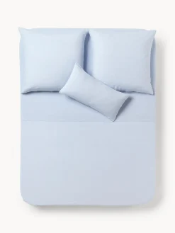 Sábanas|Fundas Nórdicas>Westwing Collection Sábana encimera de lino lavado Airy Azul claro