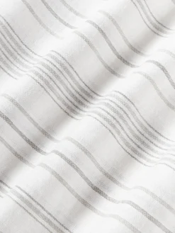 Clearance Sábana encimera de lino lavado con rayas Telma Sábanas|Fundas Nórdicas