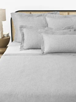 Sábanas|Fundas Nórdicas>Westwing Collection Sábana encimera de lino Linna Gris oscuro