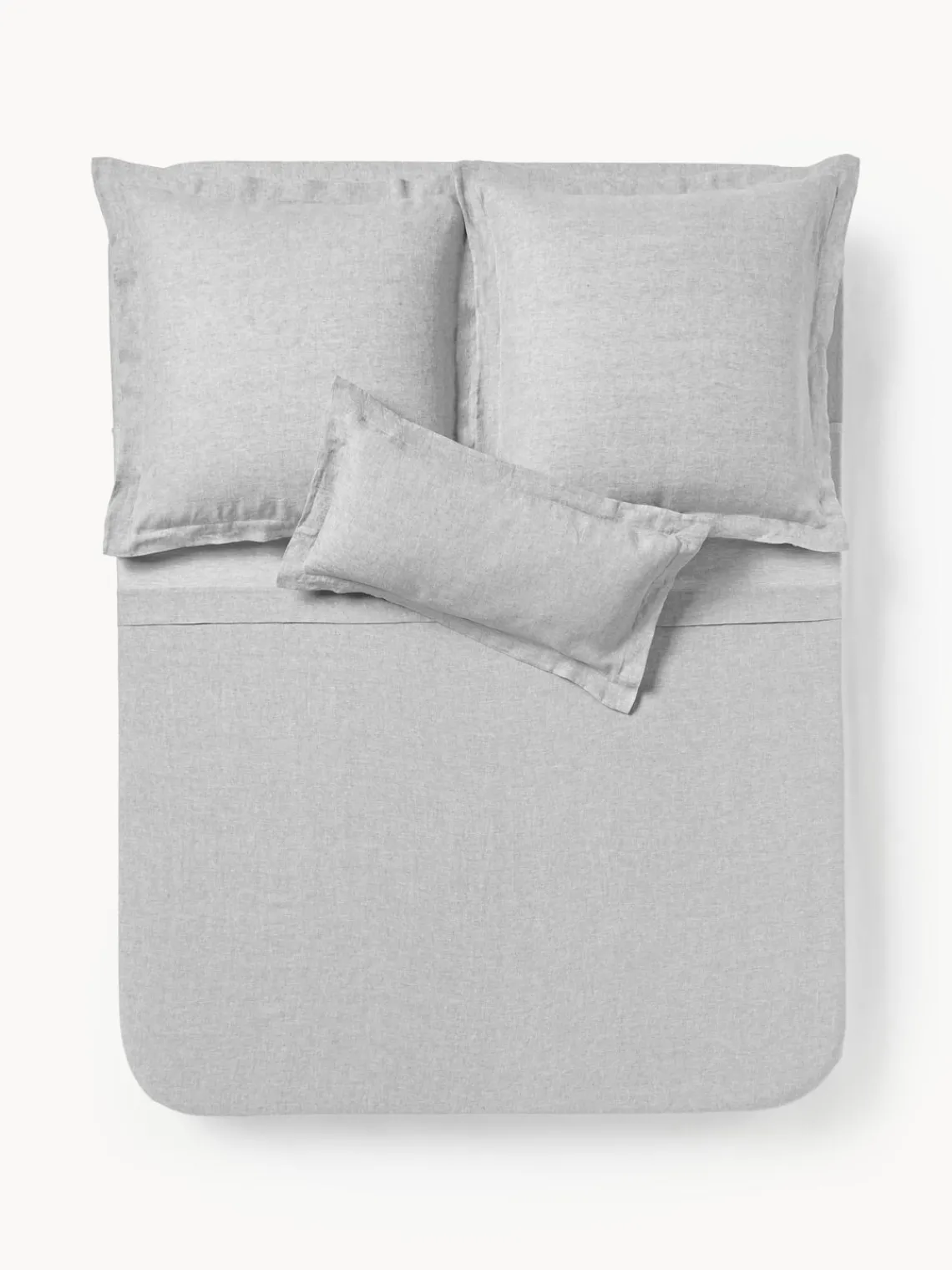 Sábanas|Fundas Nórdicas>Westwing Collection Sábana encimera de lino Linna Gris oscuro