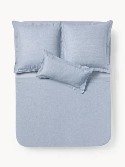 Sábanas|Fundas Nórdicas>Westwing Collection Sábana encimera de lino Linna Gris azulado