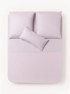 Sábanas|Fundas Nórdicas>Westwing Collection Sábana encimera de percal Elsie Lavanda